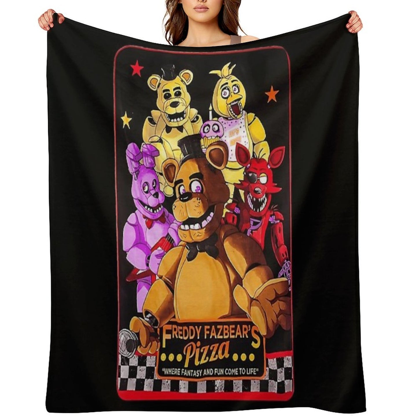 Five Nights at Freddy's Throw Blanket