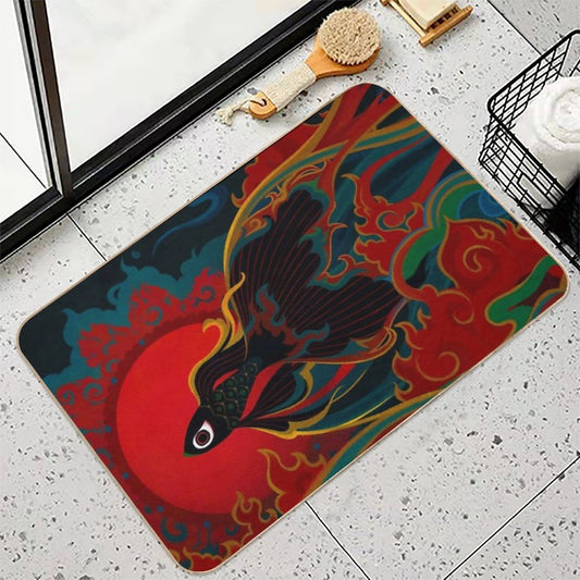 Fire Fish Bath Mat