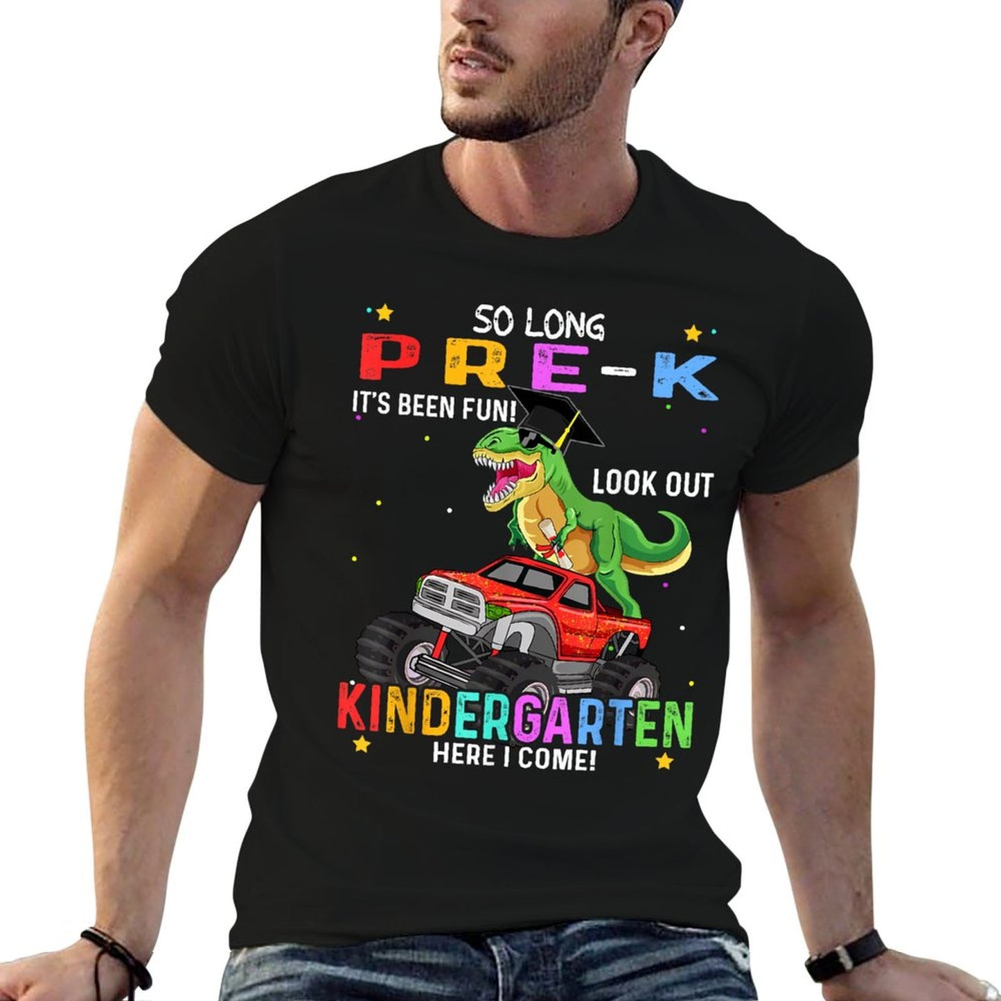 Pre K Graduation 2025 Pre-k Kindergarten Graduate Dinosaur T-Shirt