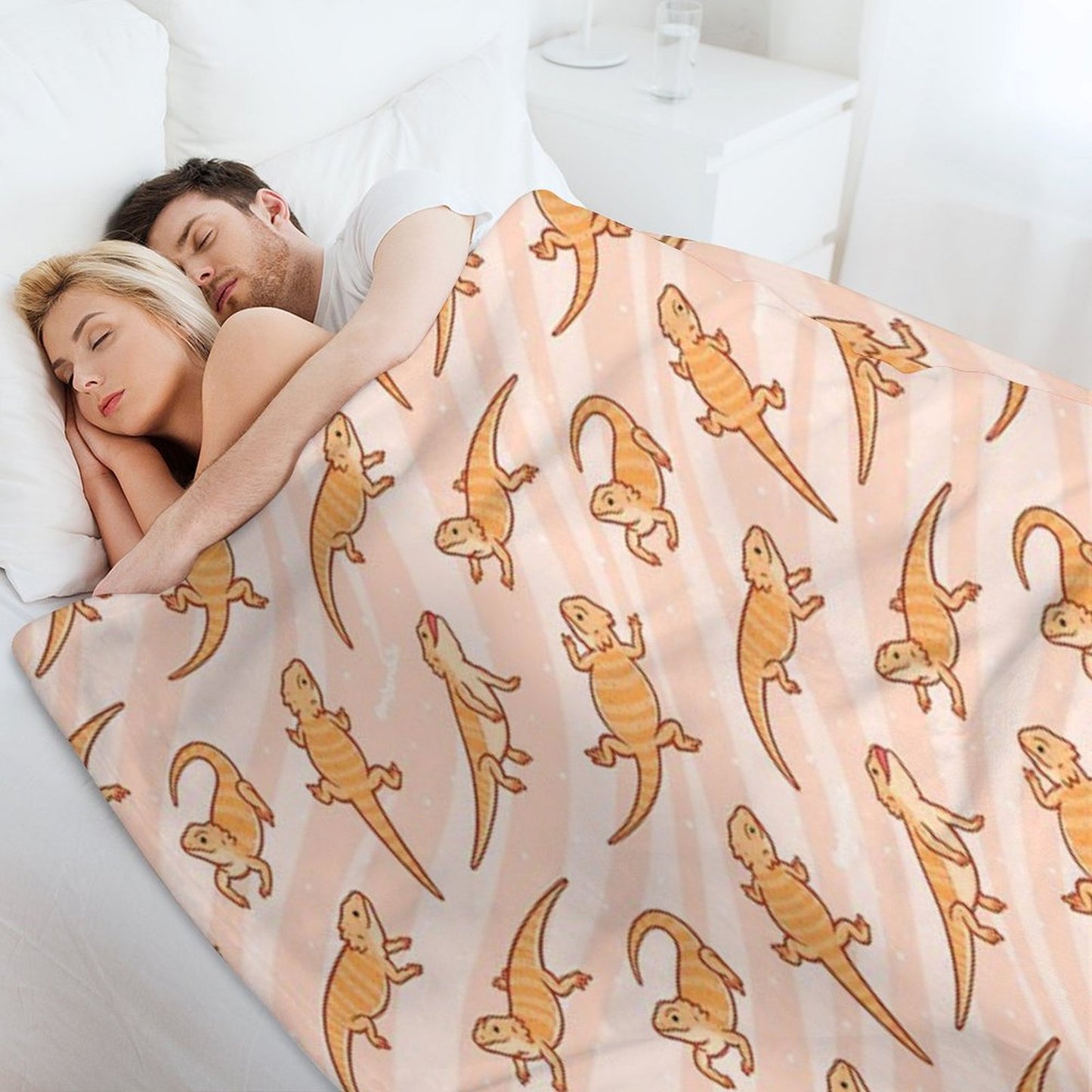 Bearded Dragons Throw Blanket