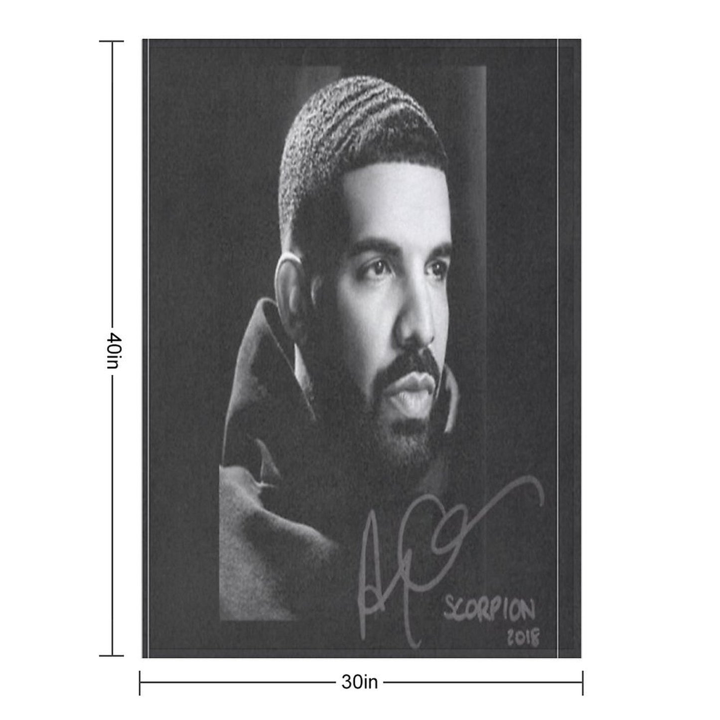 Drake Throw Blanket