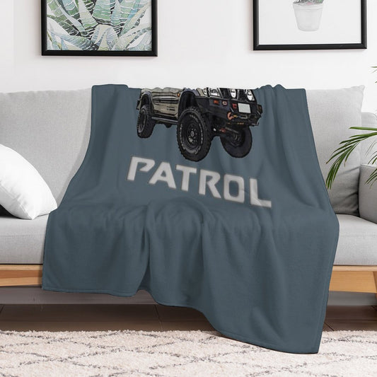 Nissan Patrol GU Throw Blanket