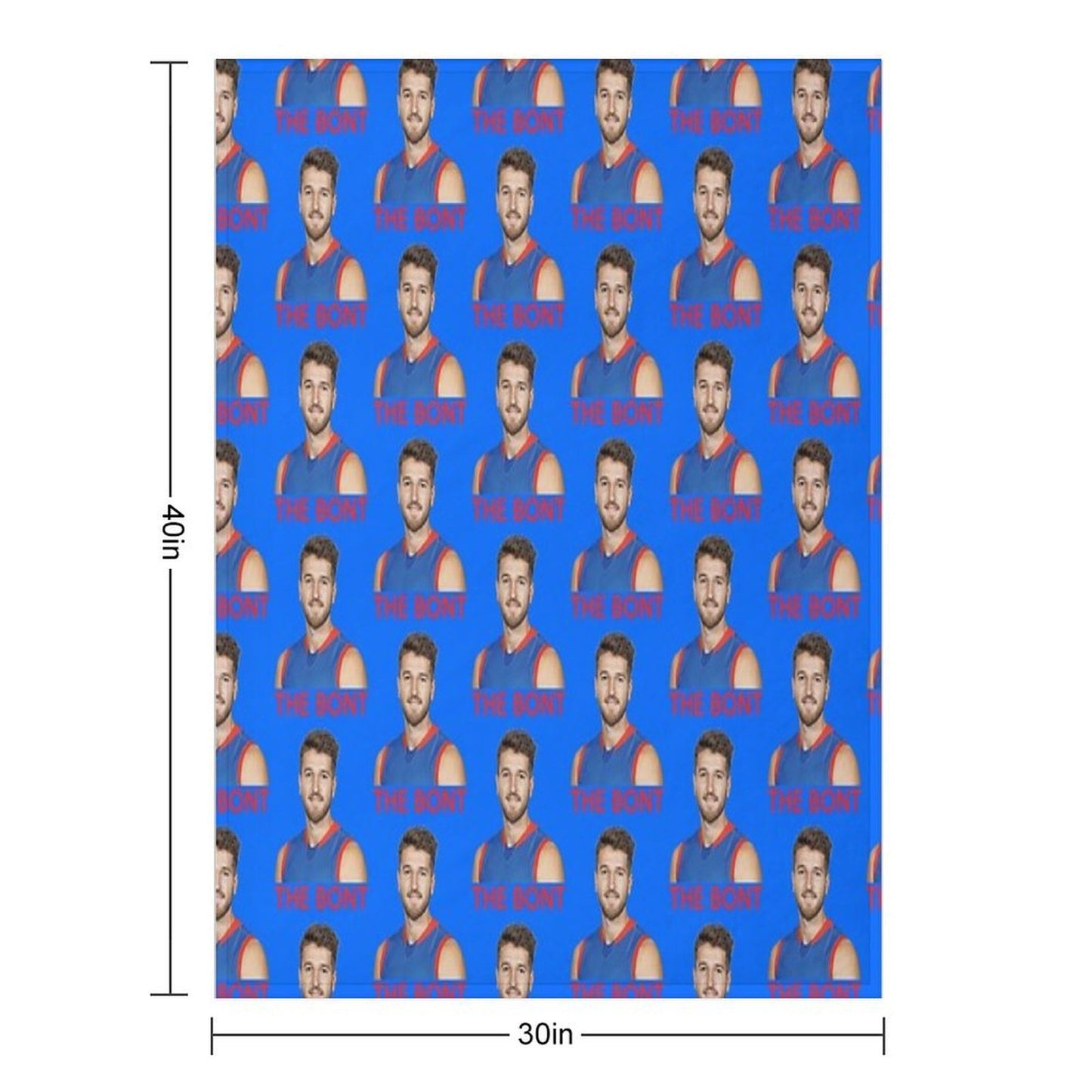 THE BONT Marcus Bontempelli Throw Blanket
