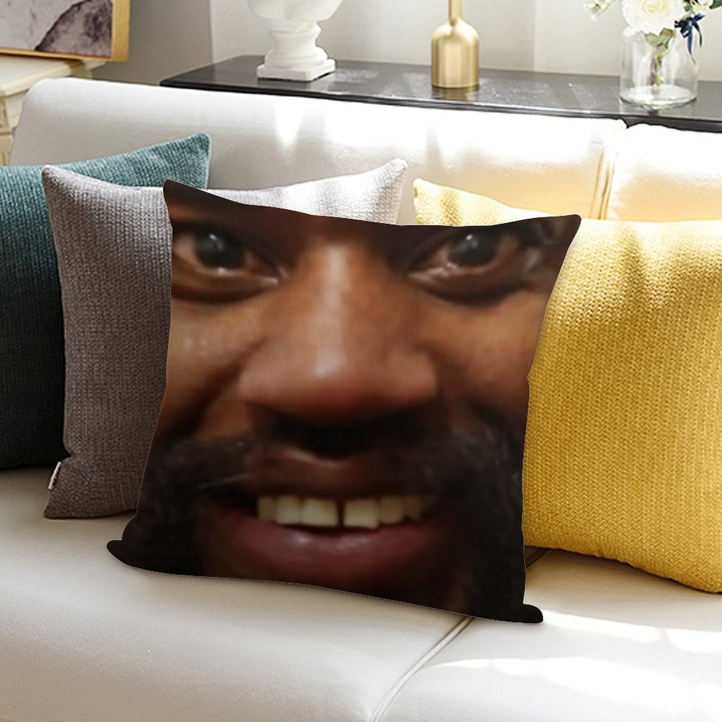 MC Ride Soft Shrink-Resistant Throw Pillow