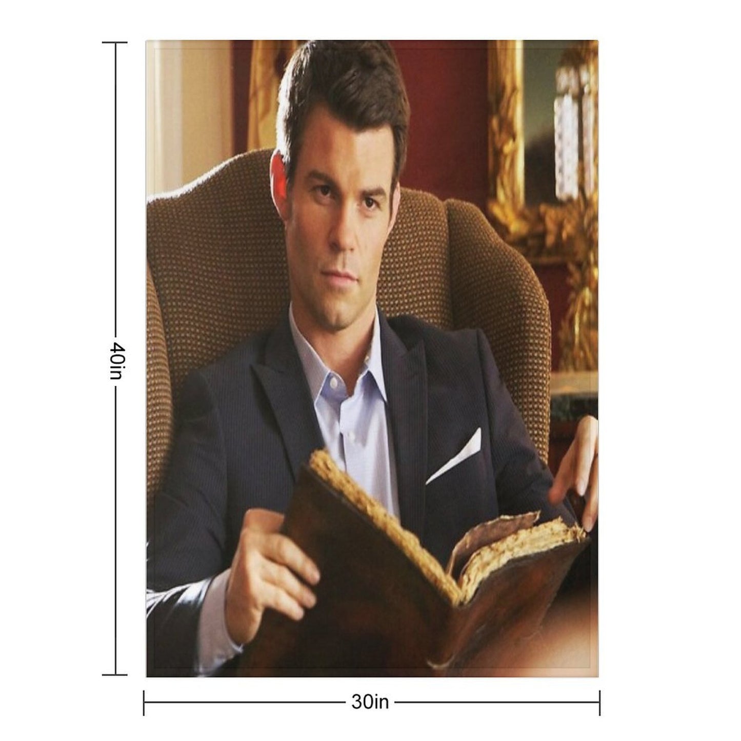 Elijah Mikaelson Throw Blanket