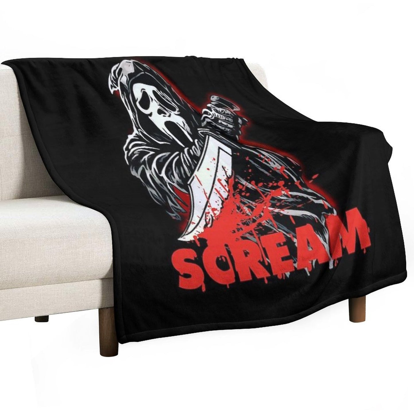 Scream Movie Throw Blanket