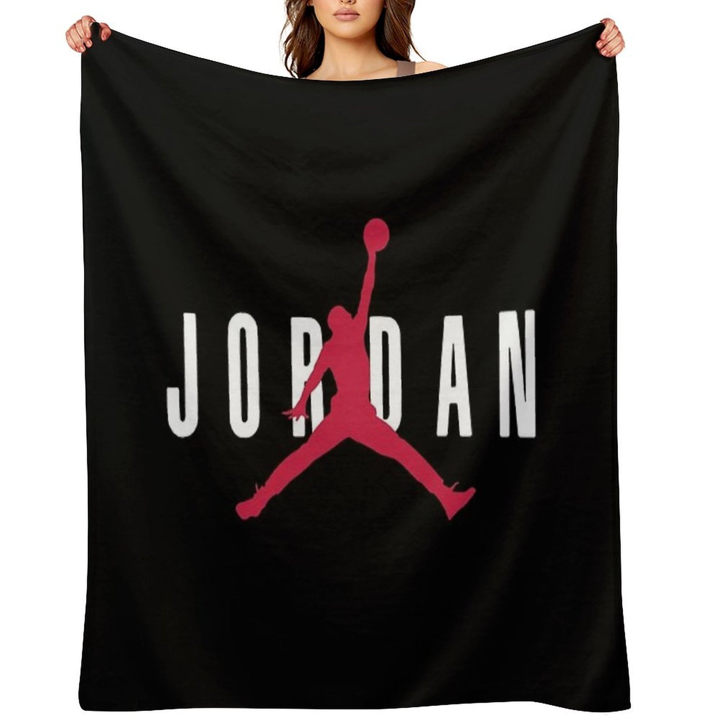 Jordan Basketball Throw Blanket