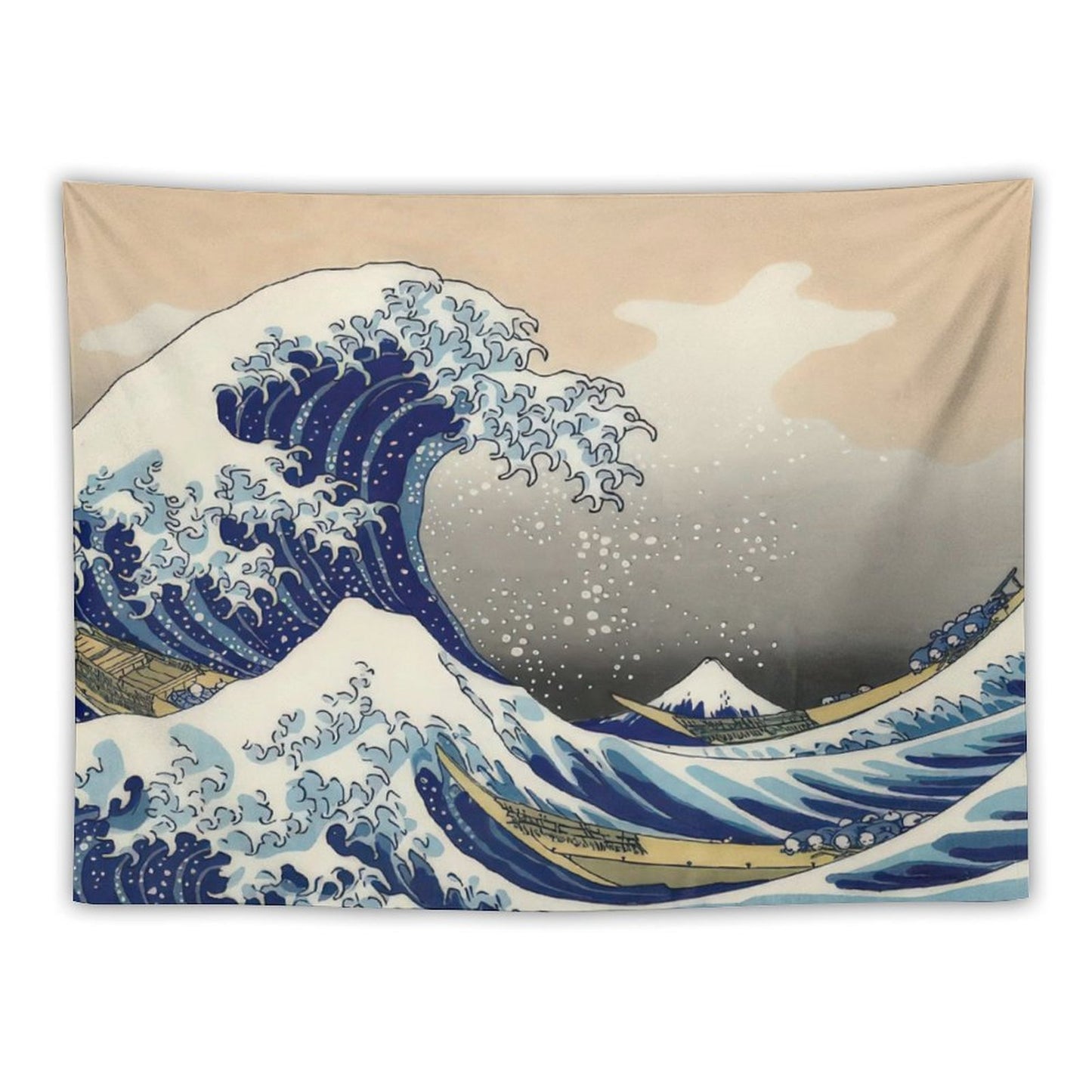 Hokusai (1760-1849) The Great Wave Off Kanagawa Tapestry