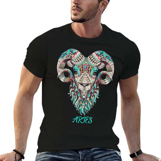 Aries Zodiac Sign Astrology T March April Birthday T-Shirt