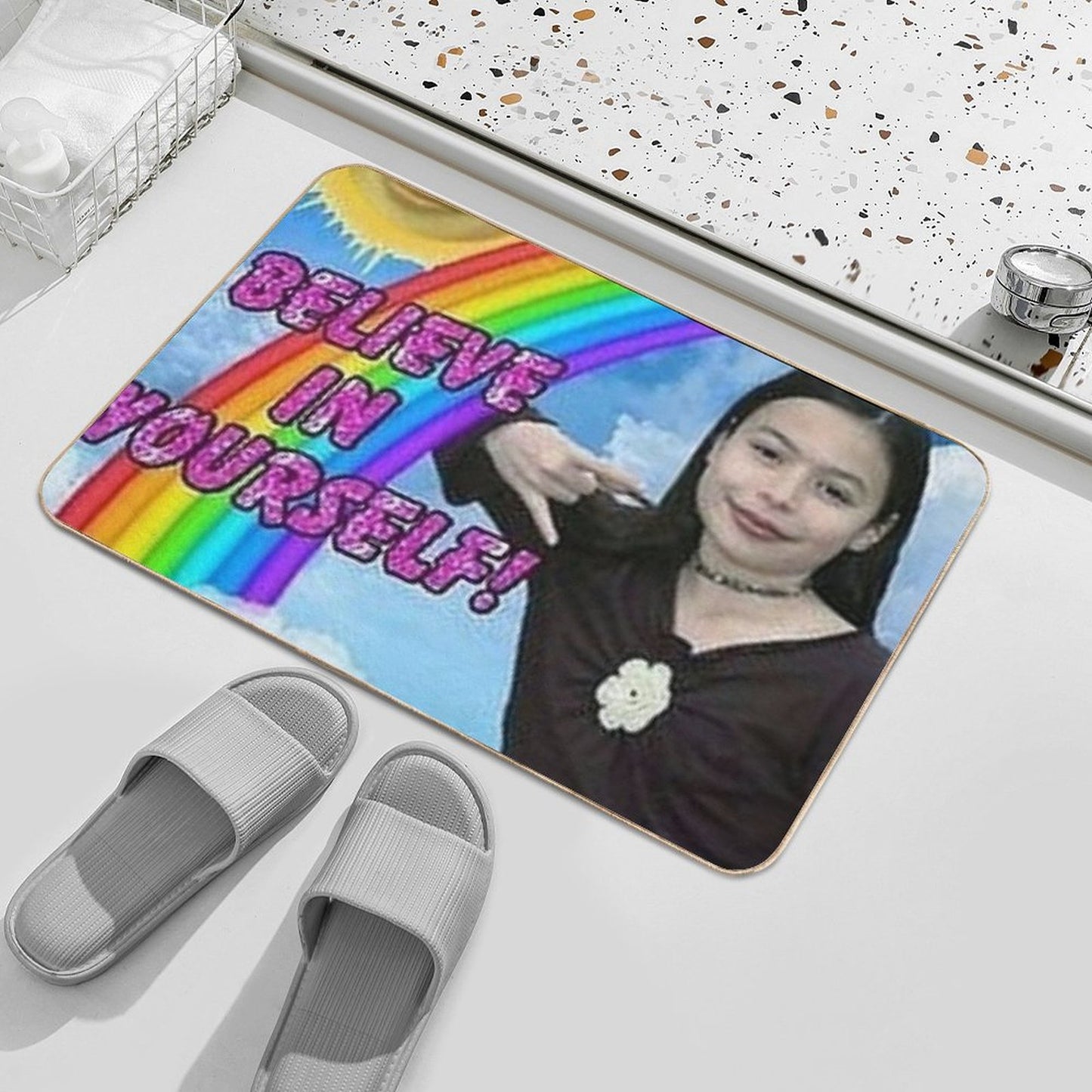 Believe in Uself! Bath Mat