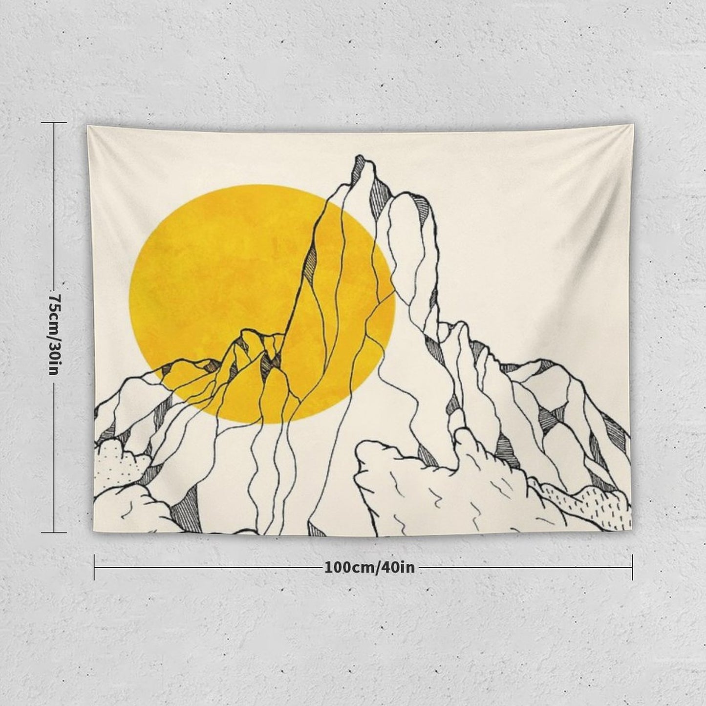 The Peak And The Waves Tapestry