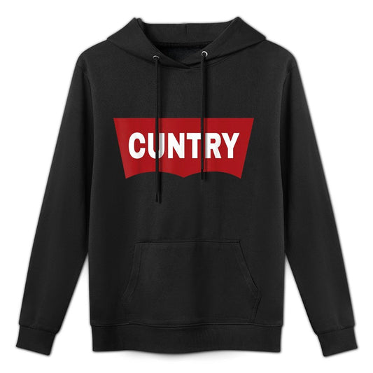 CUNTRY Rodeo Western Cowgirl Cowboy Unisex Design Hoodie