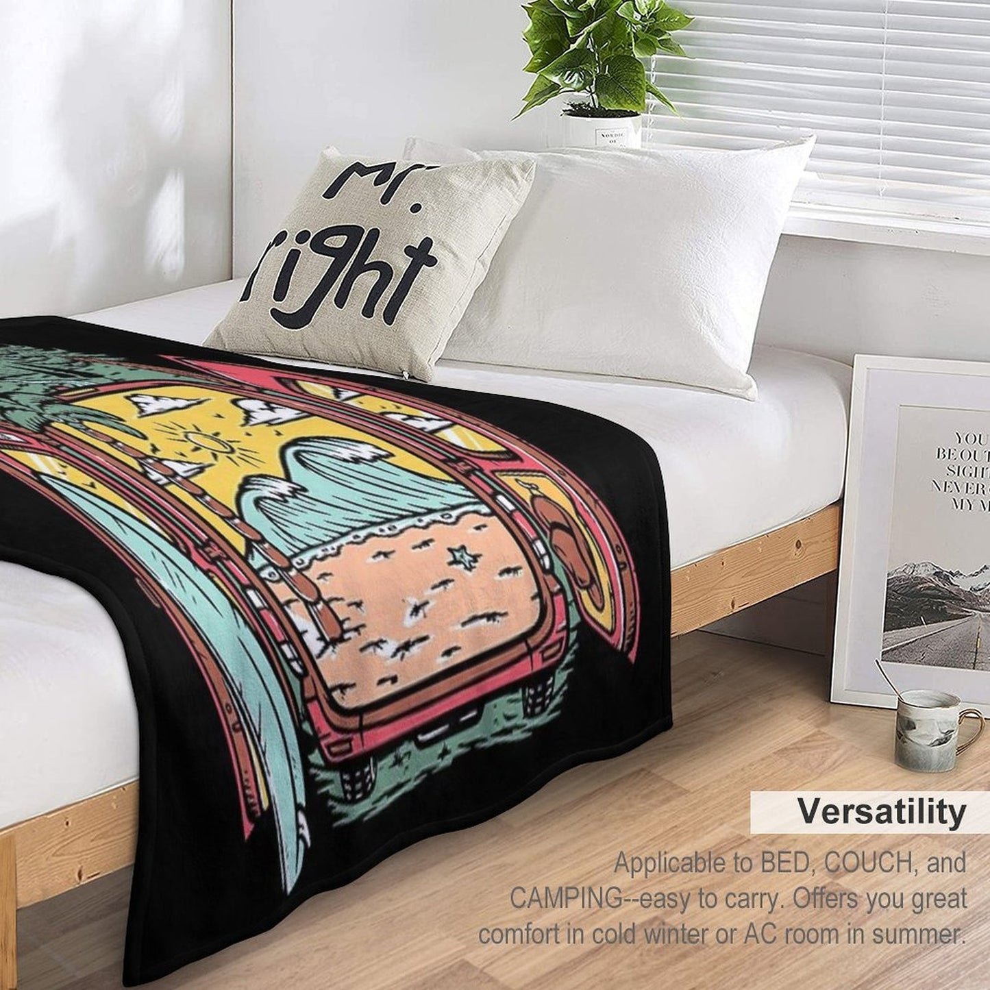 No Bad Vibes Tour 2023 Throw Blanket