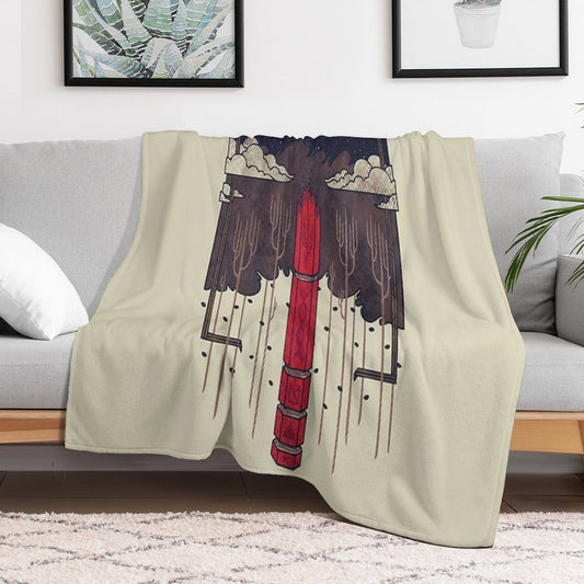 The Lost Obelisk Throw Blanket