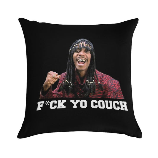 Fck Yo Couch Soft Luxury Feel Throw Pillow