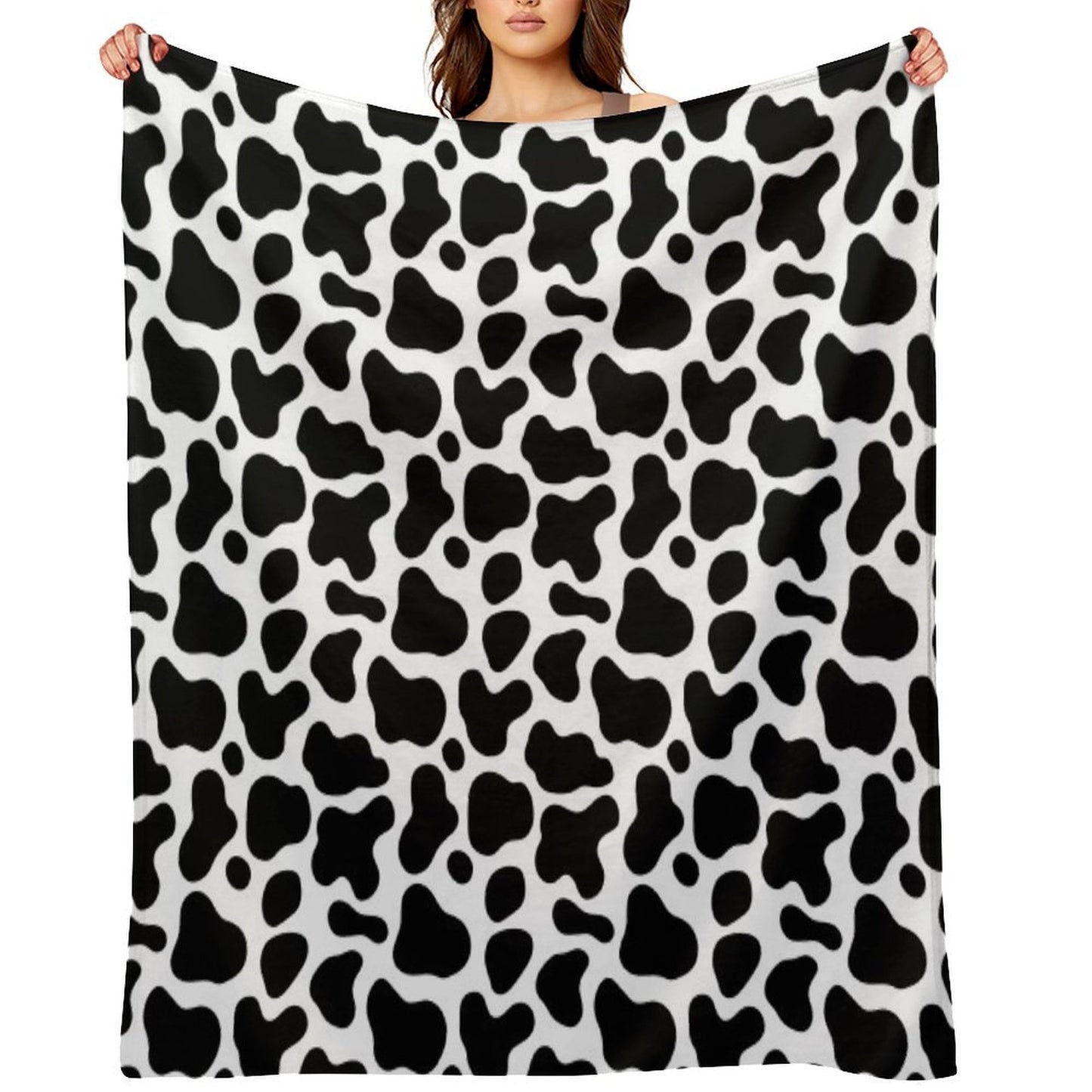 COW PRINT PATTERN Throw Blanket