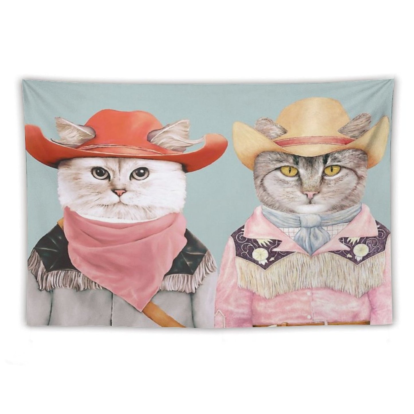 Cowboy Cats Tapestry