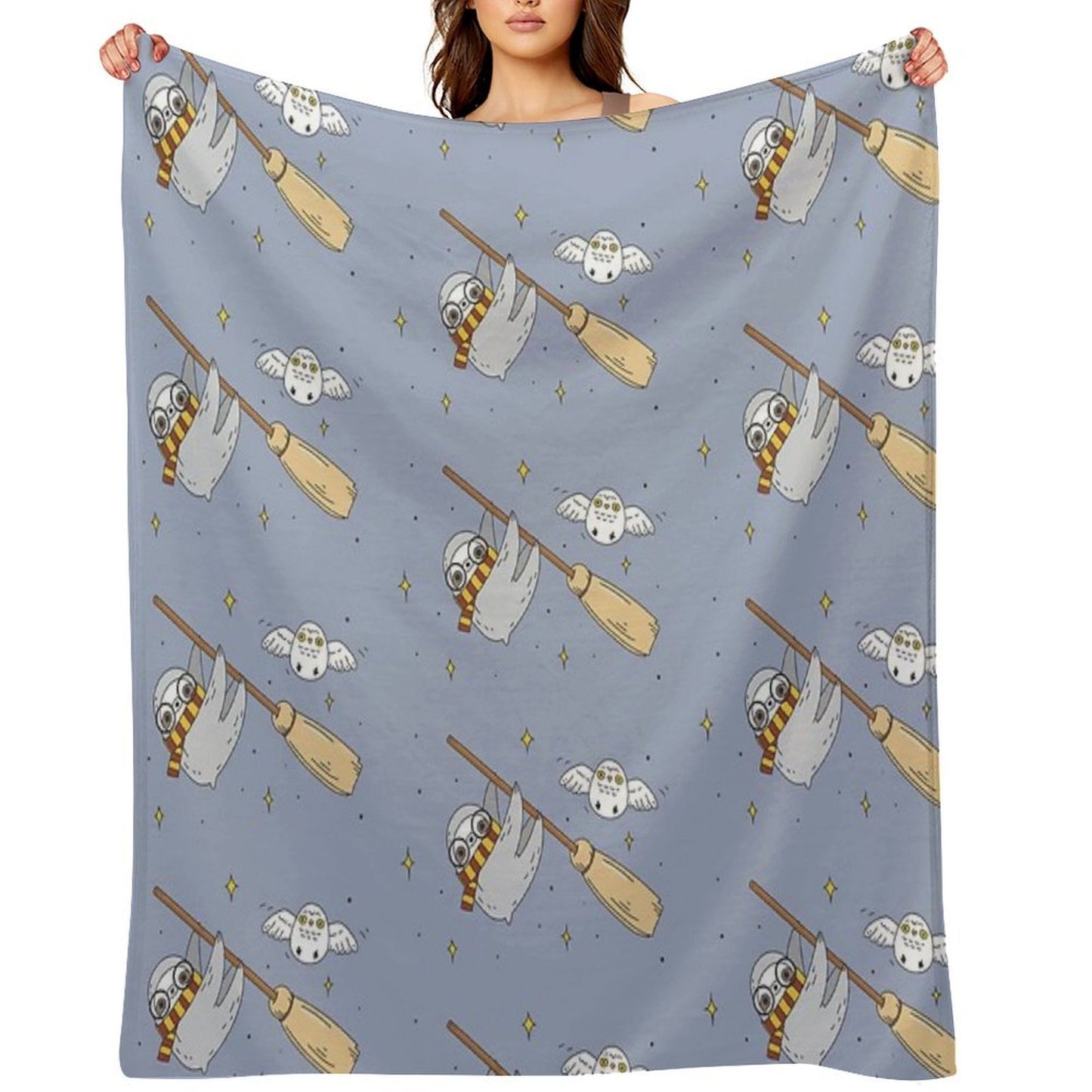 Harry The Sloth Throw Blanket