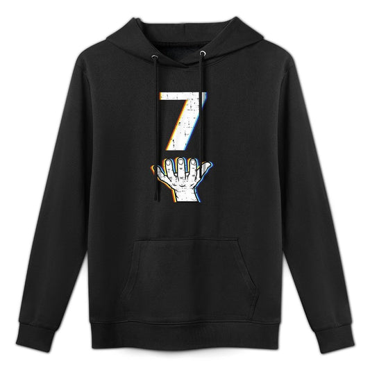 Number 7 Matching 67 Meme Halloween Costume Men Women Kids Easy Care Hoodie
