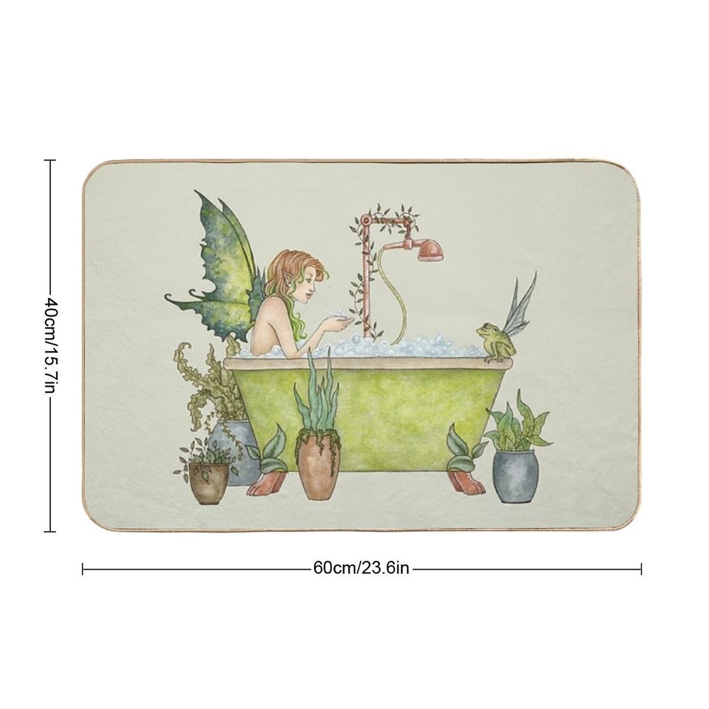 Fairies Love Bubble Baths Bath Mat