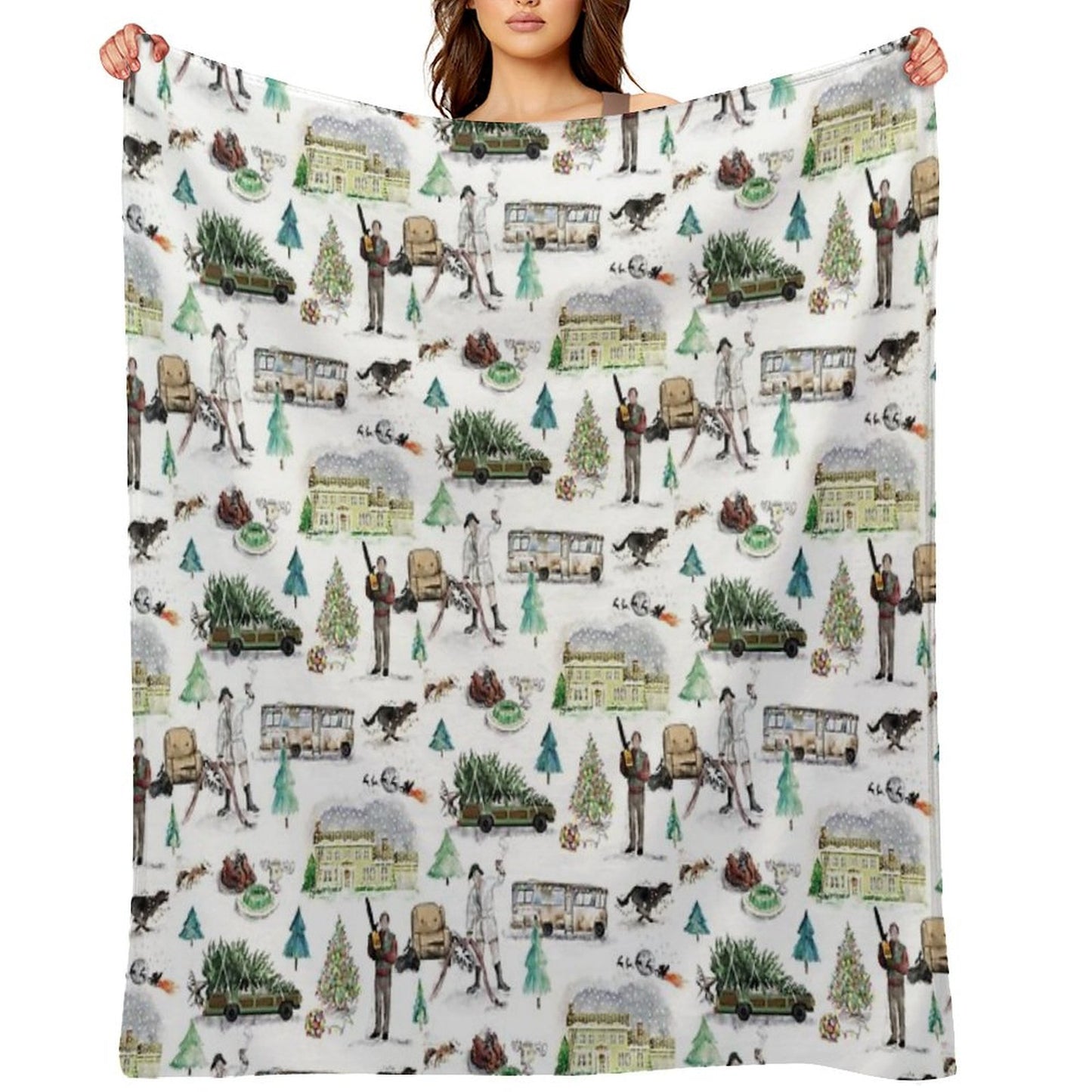 Lampoons Christmas Throw Blanket