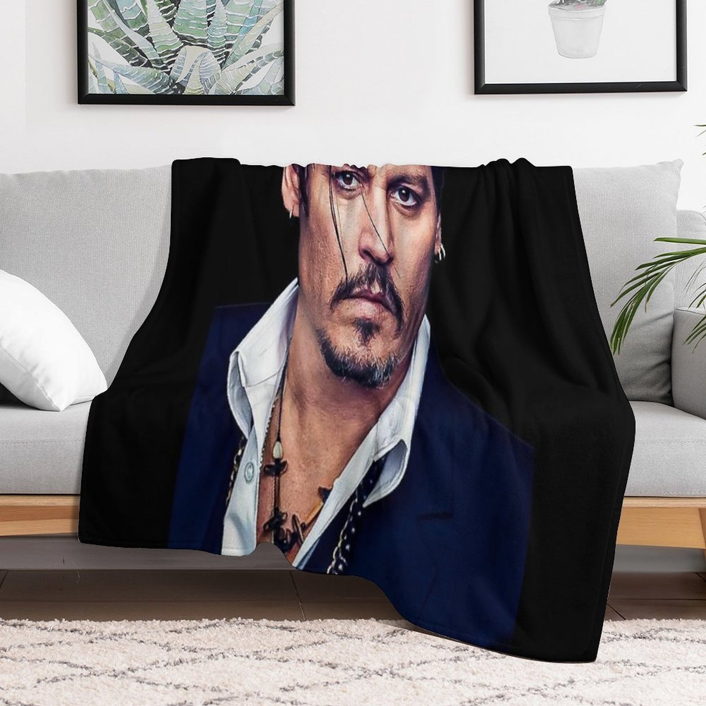 Johnny Depp PRO 8K Throw Blanket