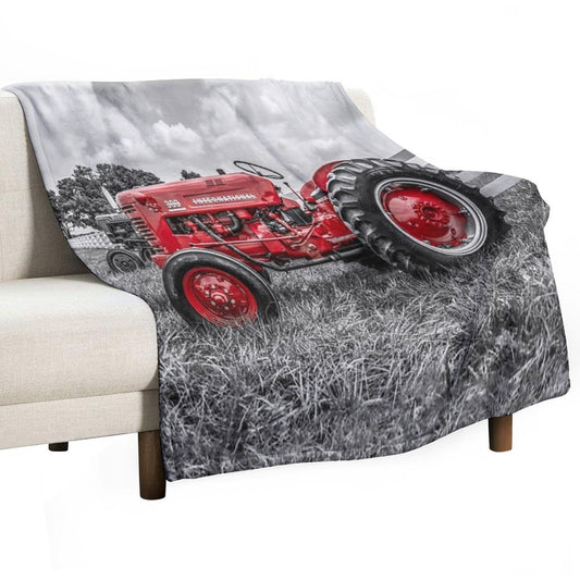 Vintage IH 300 Color Isolation Throw Blanket