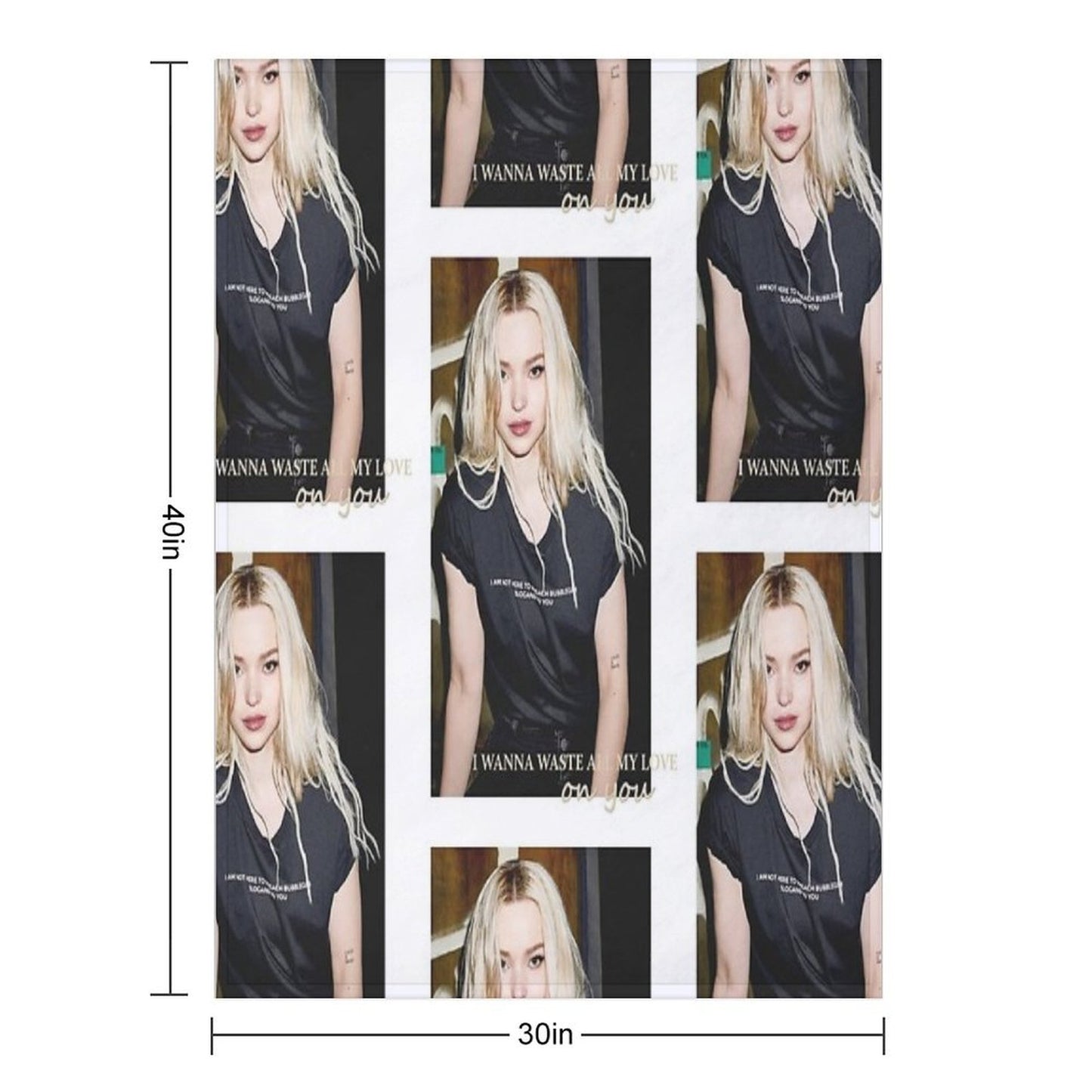 Dove Cameron - Waste Throw Blanket