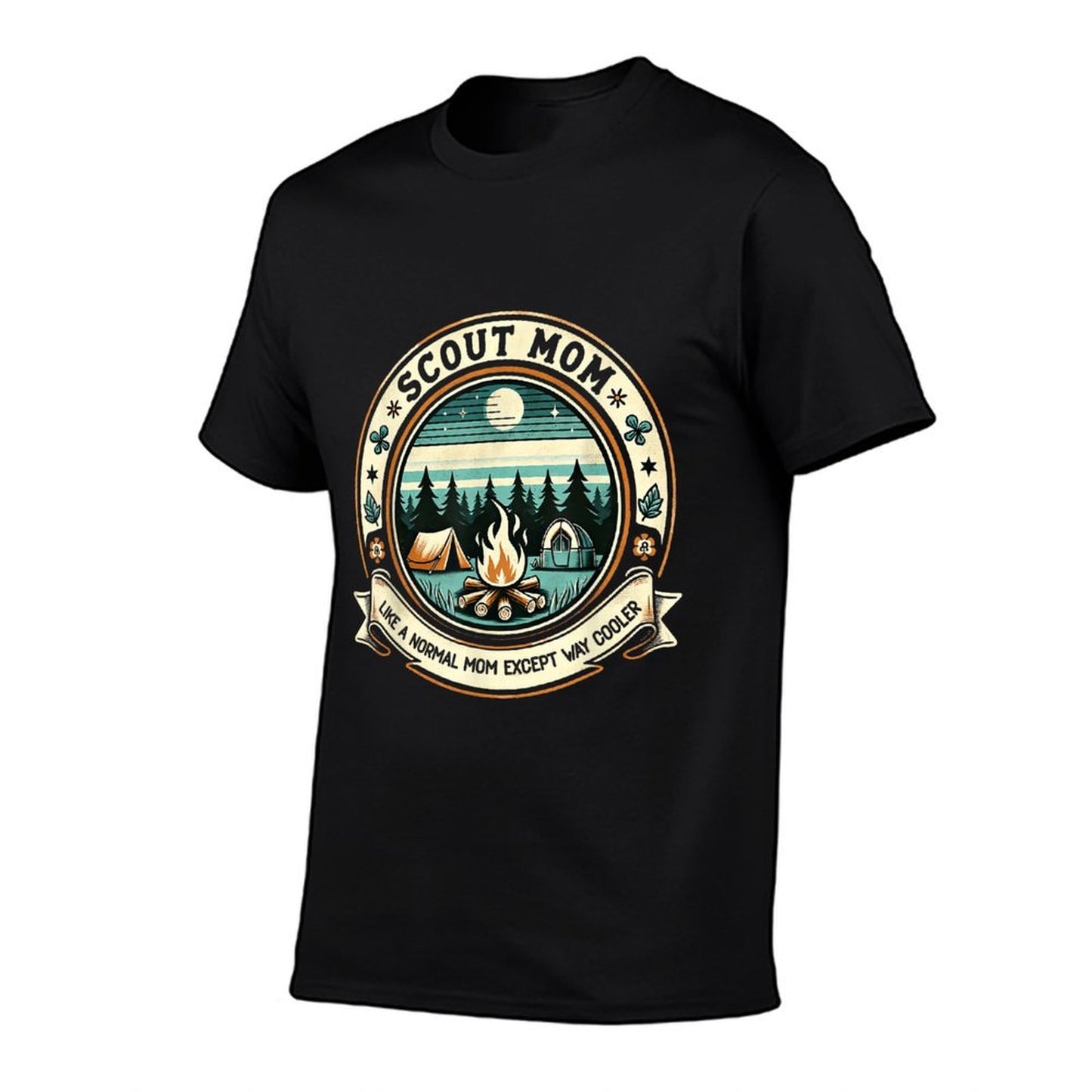 Scout Mom Like A Normal Mom Except Way Cooler Camping Lovers T-Shirt