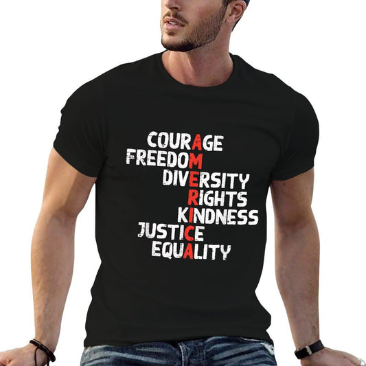 Protest America Courage Freedom Rights Resist Men Women Kids Moisture-wicking T-Shirt