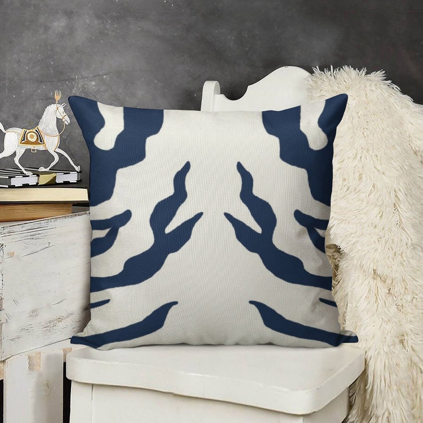 Ahsoka Tano Linen Throw Pillow Cover