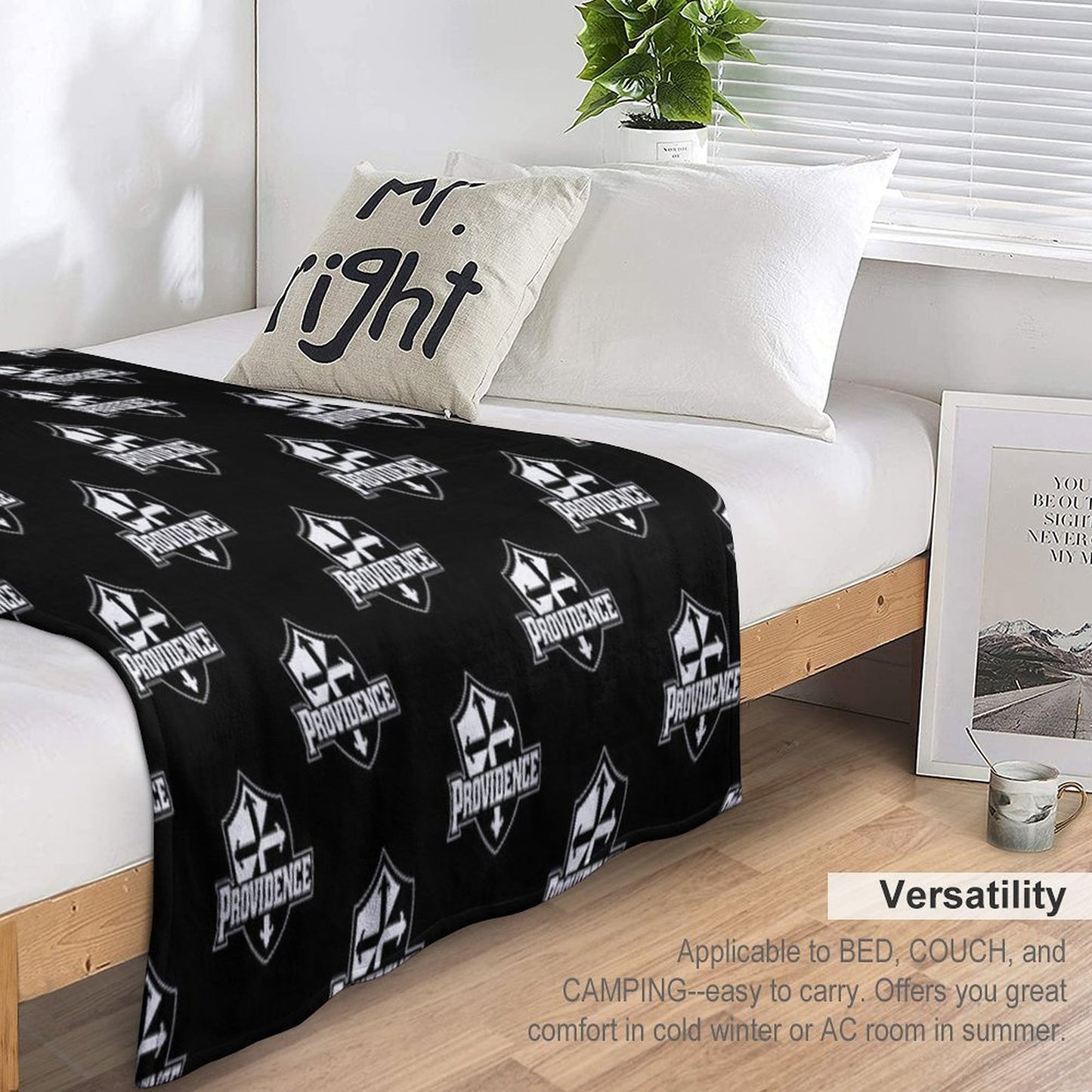 Prov Friars Dence Throw Blanket