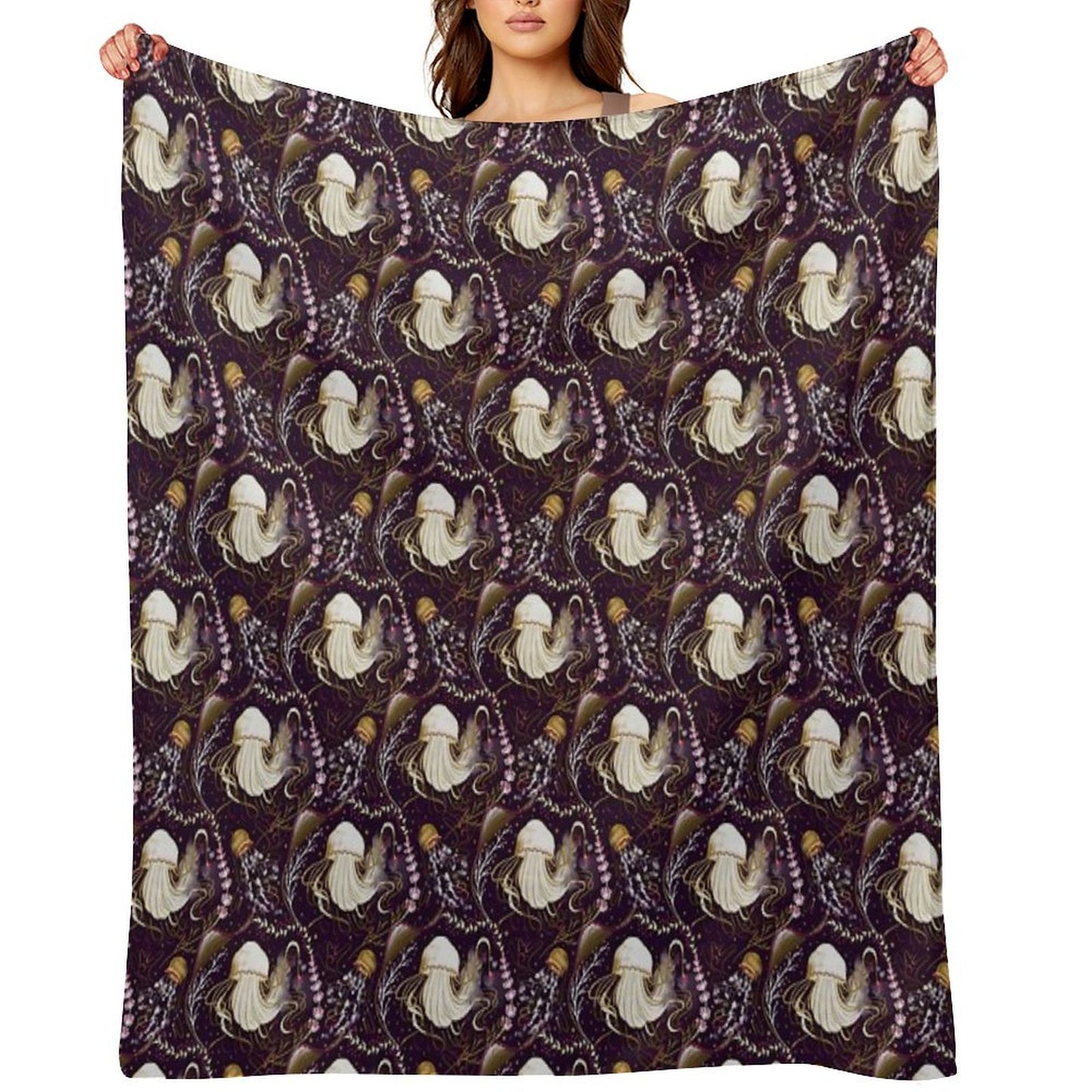 Jellyfish Throw Blanket
