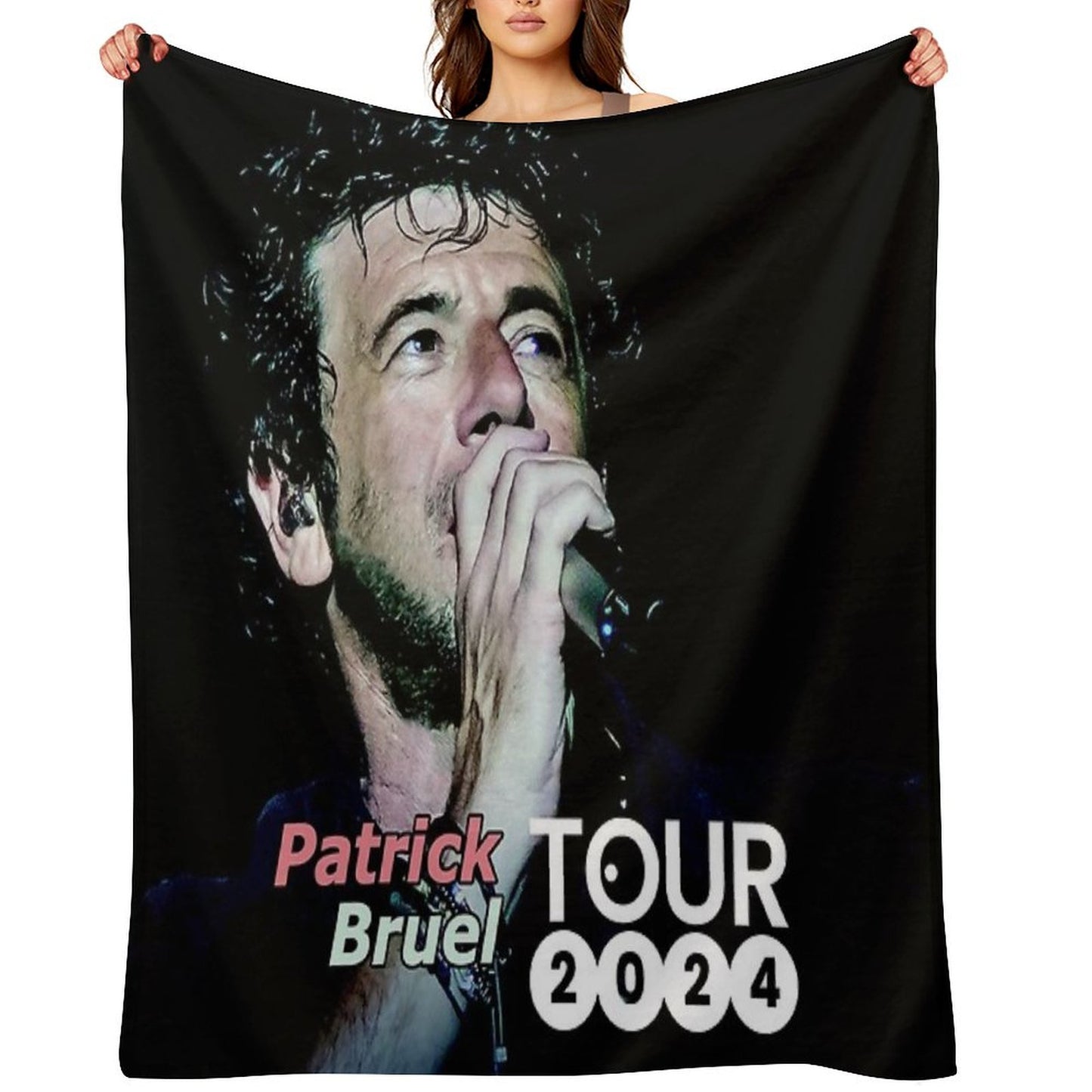 Bilanya Patrick Bruel Show Tour TOURNEE En ACOUSTIQUE 2022 Throw Blanket