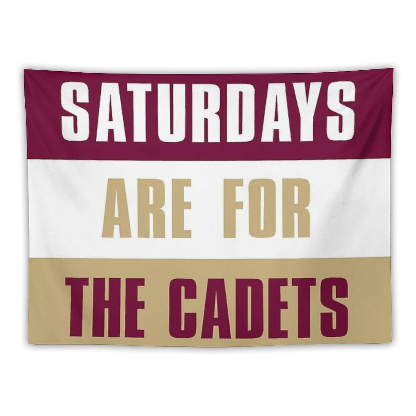 Saturdays Are for The Cadets, Norwich University – The Military College of Vermont Tapestry