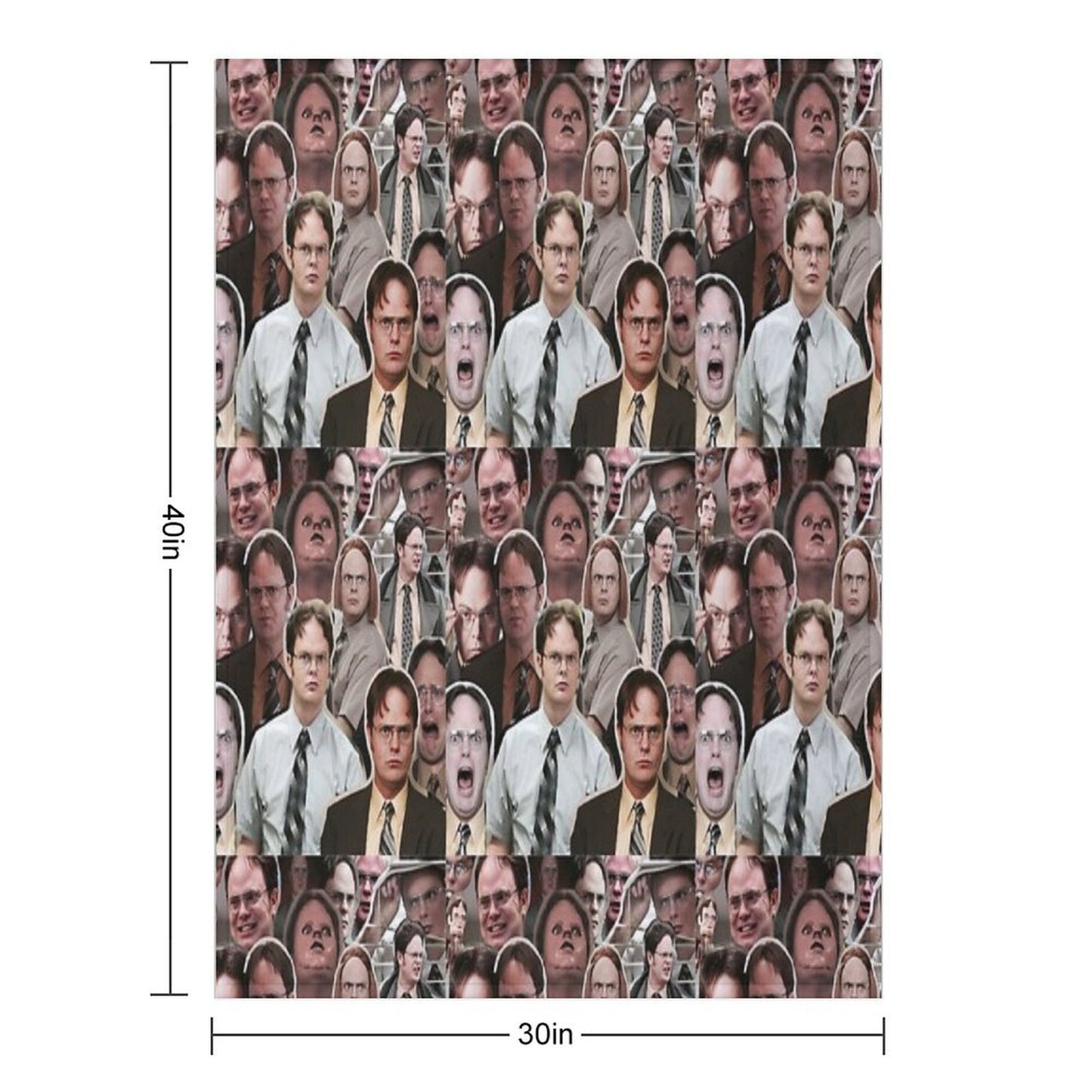 Dwight Schrute - The Office Throw Blanket