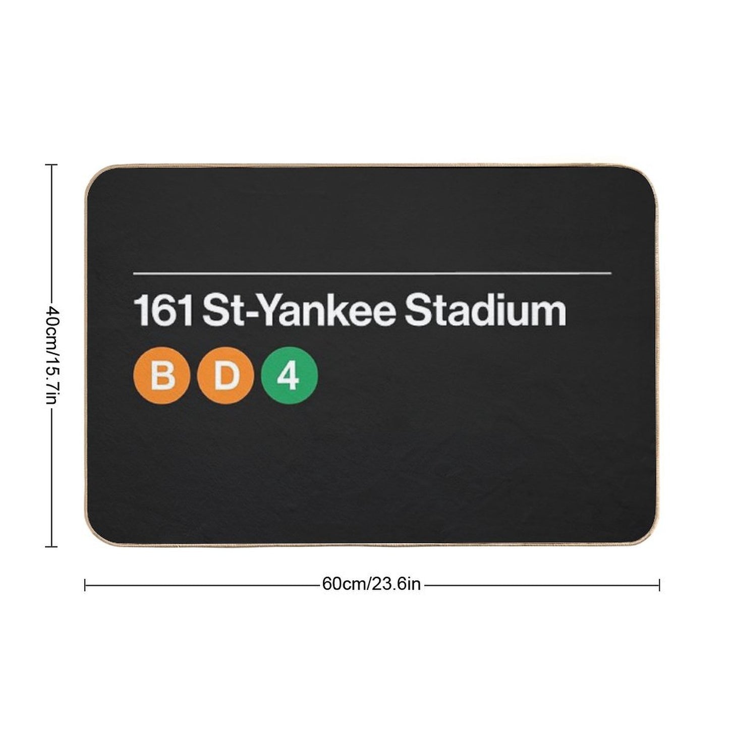 161 St Yankee Stadium Station Bath Mat