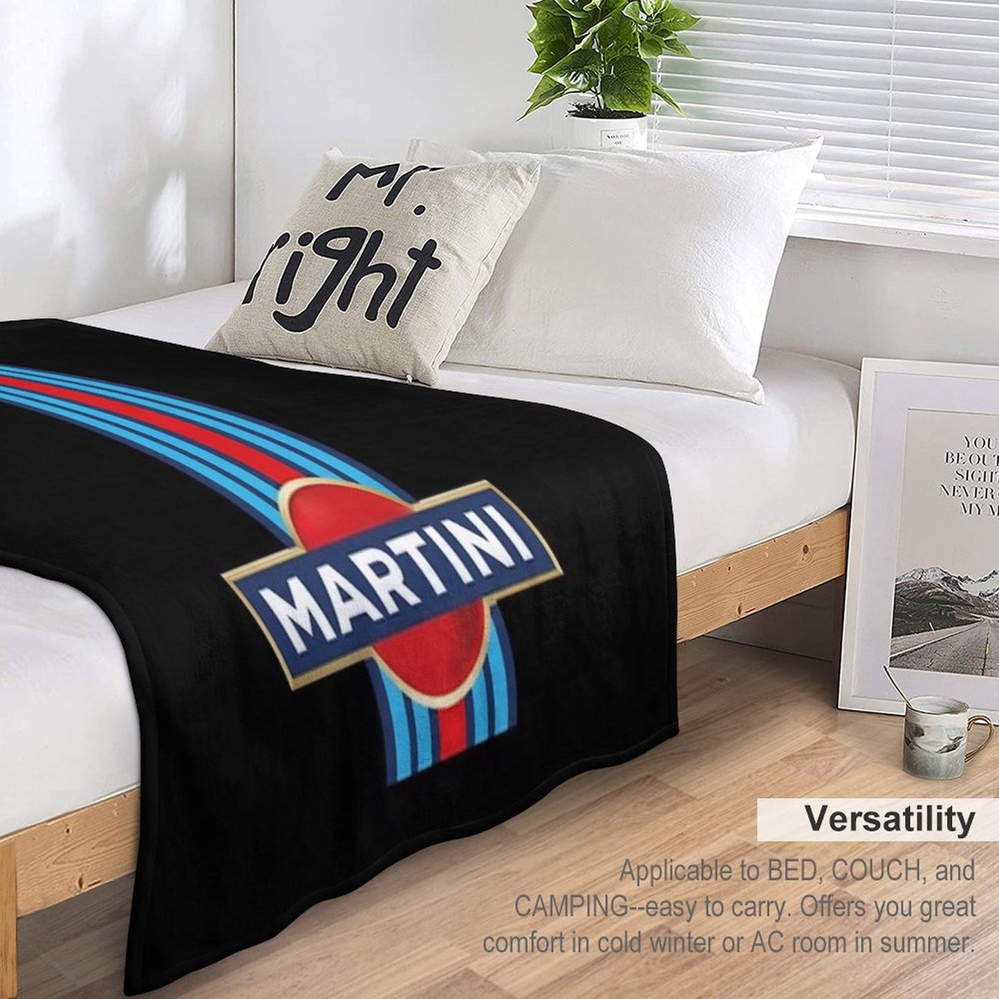 Martini Racing Throw Blanket