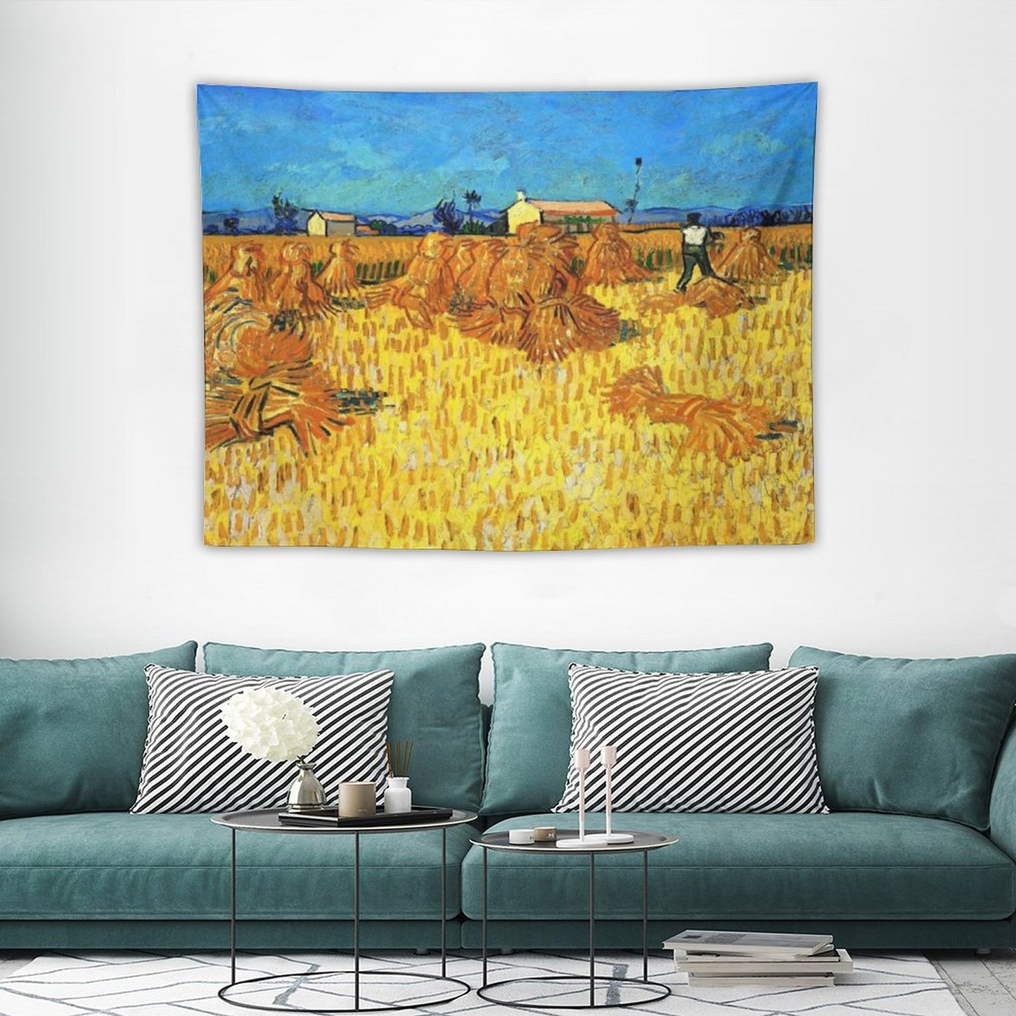 Van Gogh’s Harvest in Provence Tapestry