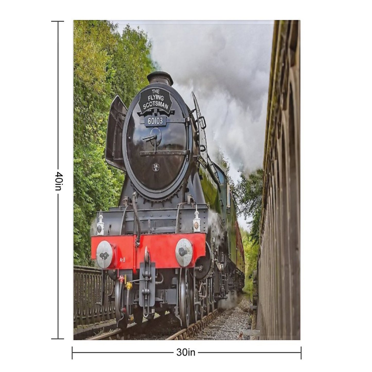 The Flying Scotsman 60103 Throw Blanket