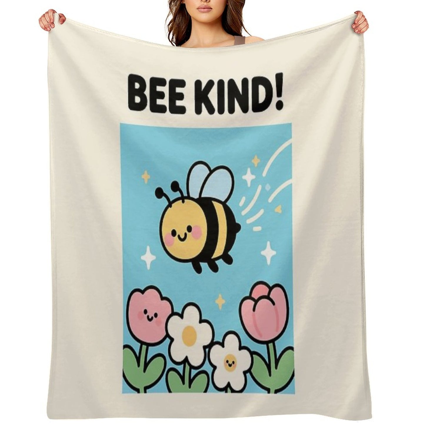 Bee Kind! Throw Blanket