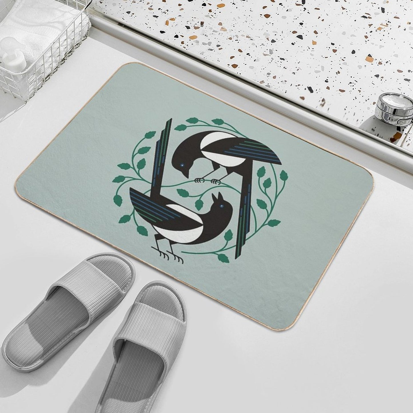 The Joy of Spring Anti-Trip Bath Mat