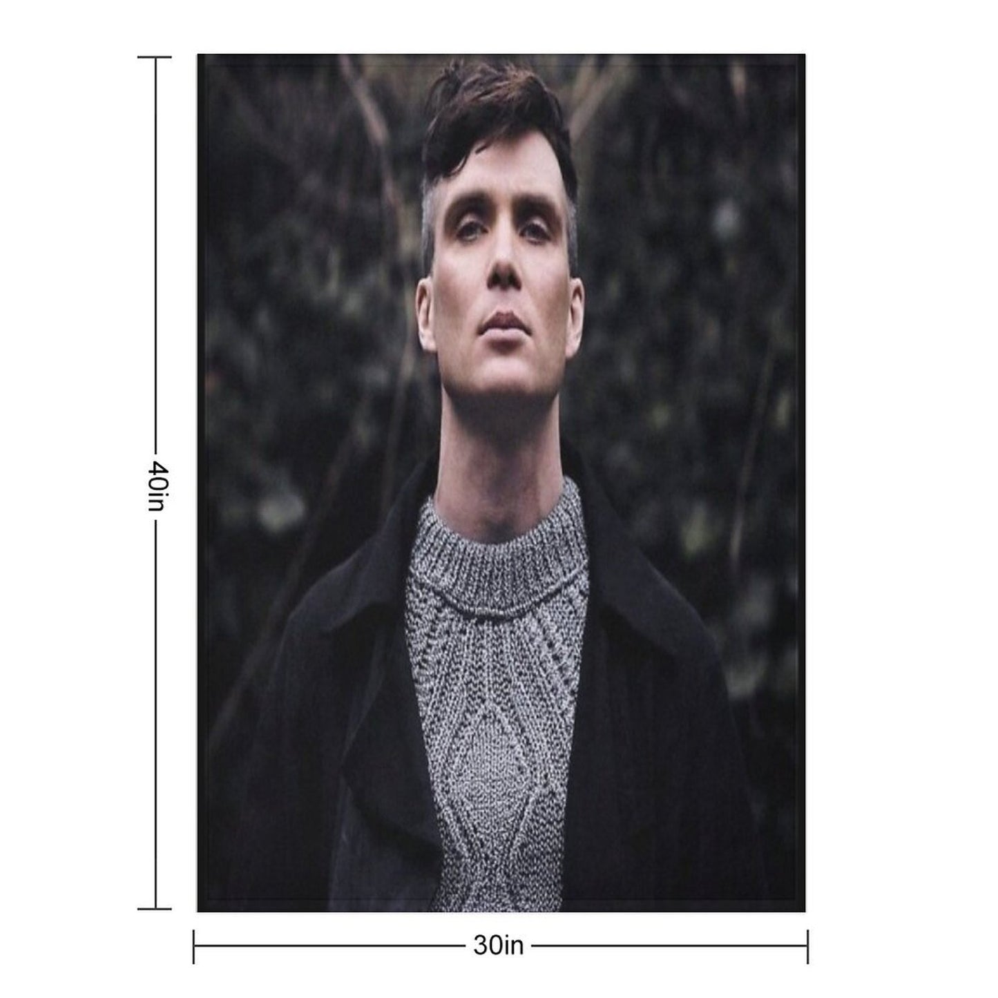Cillian Murphy Throw Blanket