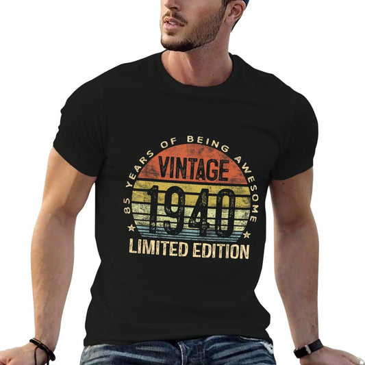 Vintage 1940 Limited Edition 85-Year-Old Gifts 85th Birthday T-Shirt