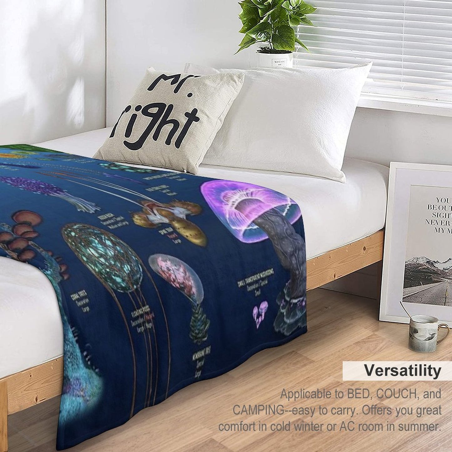 SUBNAUTICA Plant Life Throw Blanket
