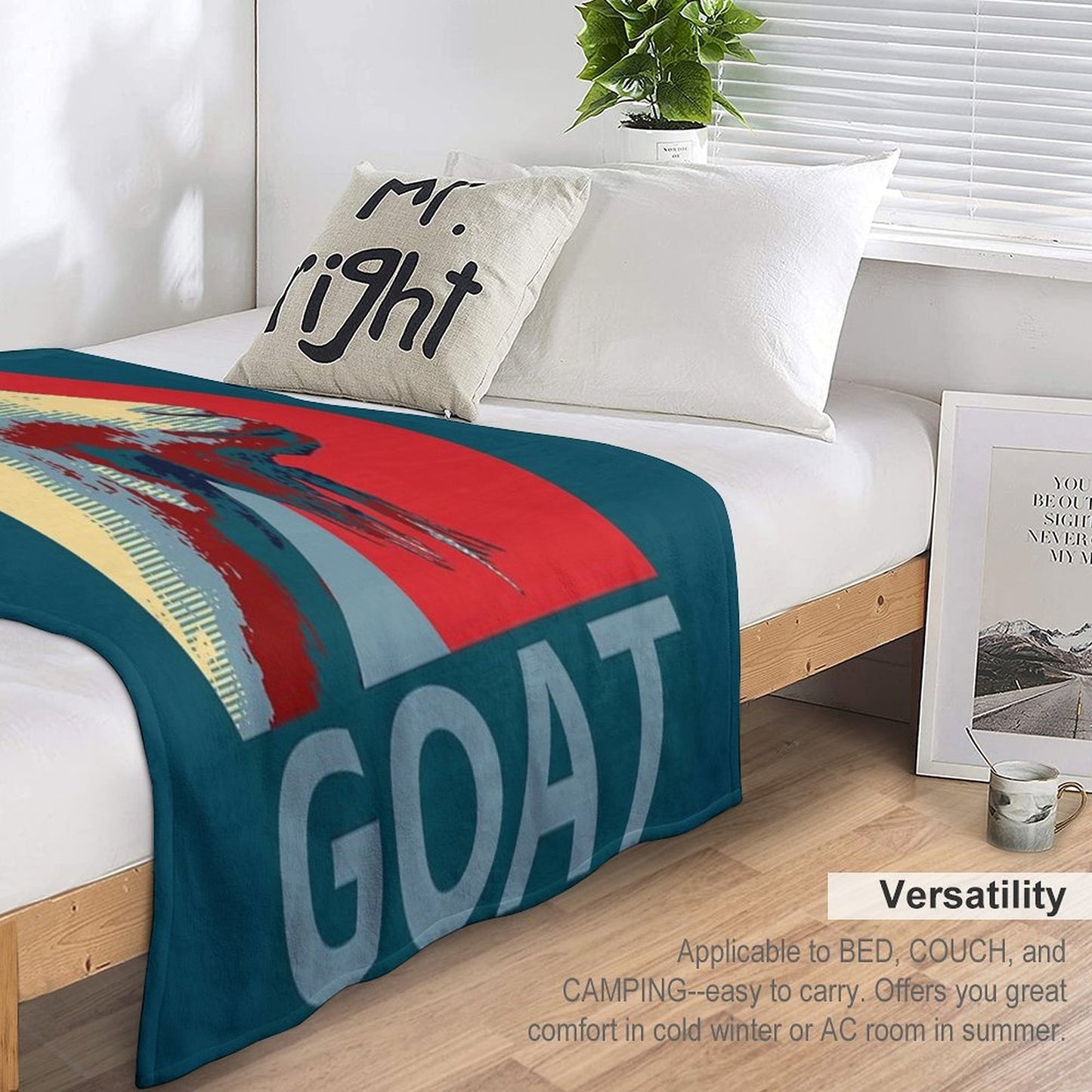 GOAT Throw Blanket
