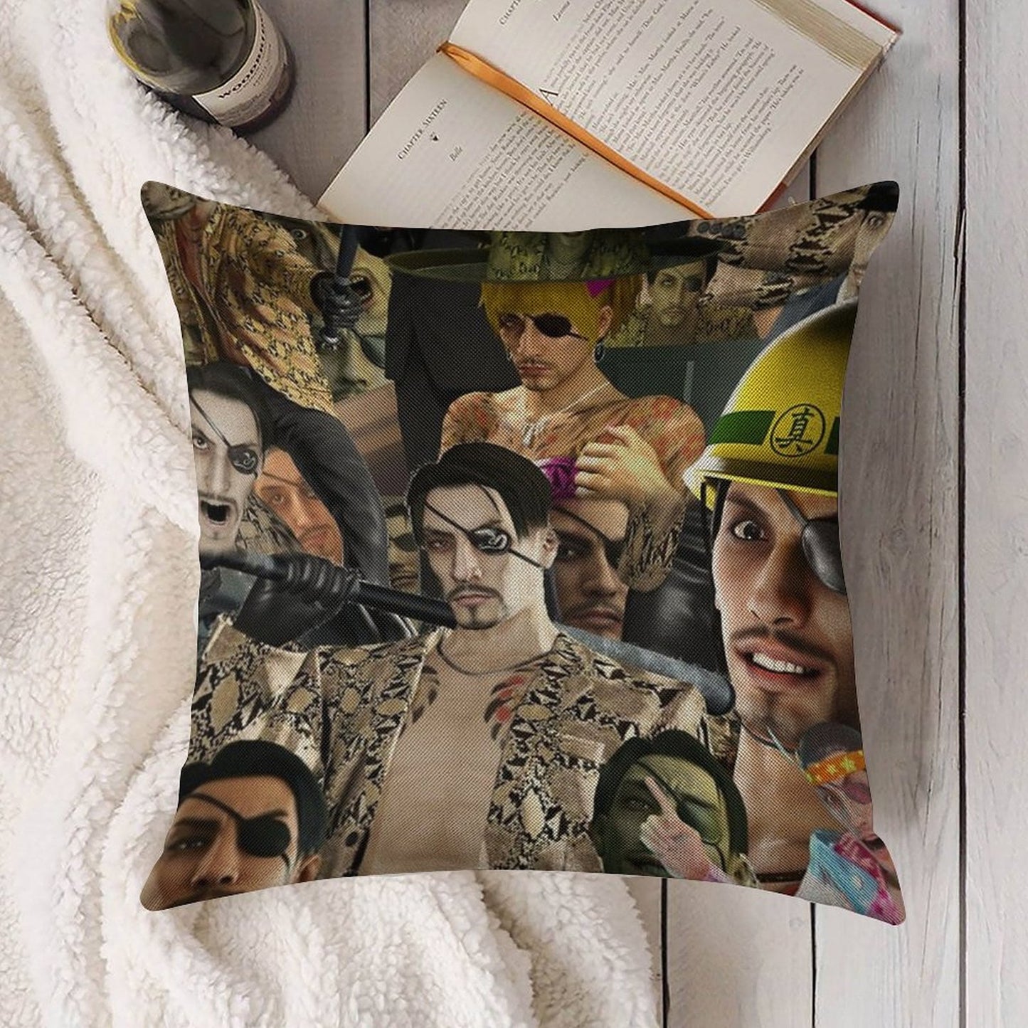 Majima Everywhere Linen Throw Pillow Cover
