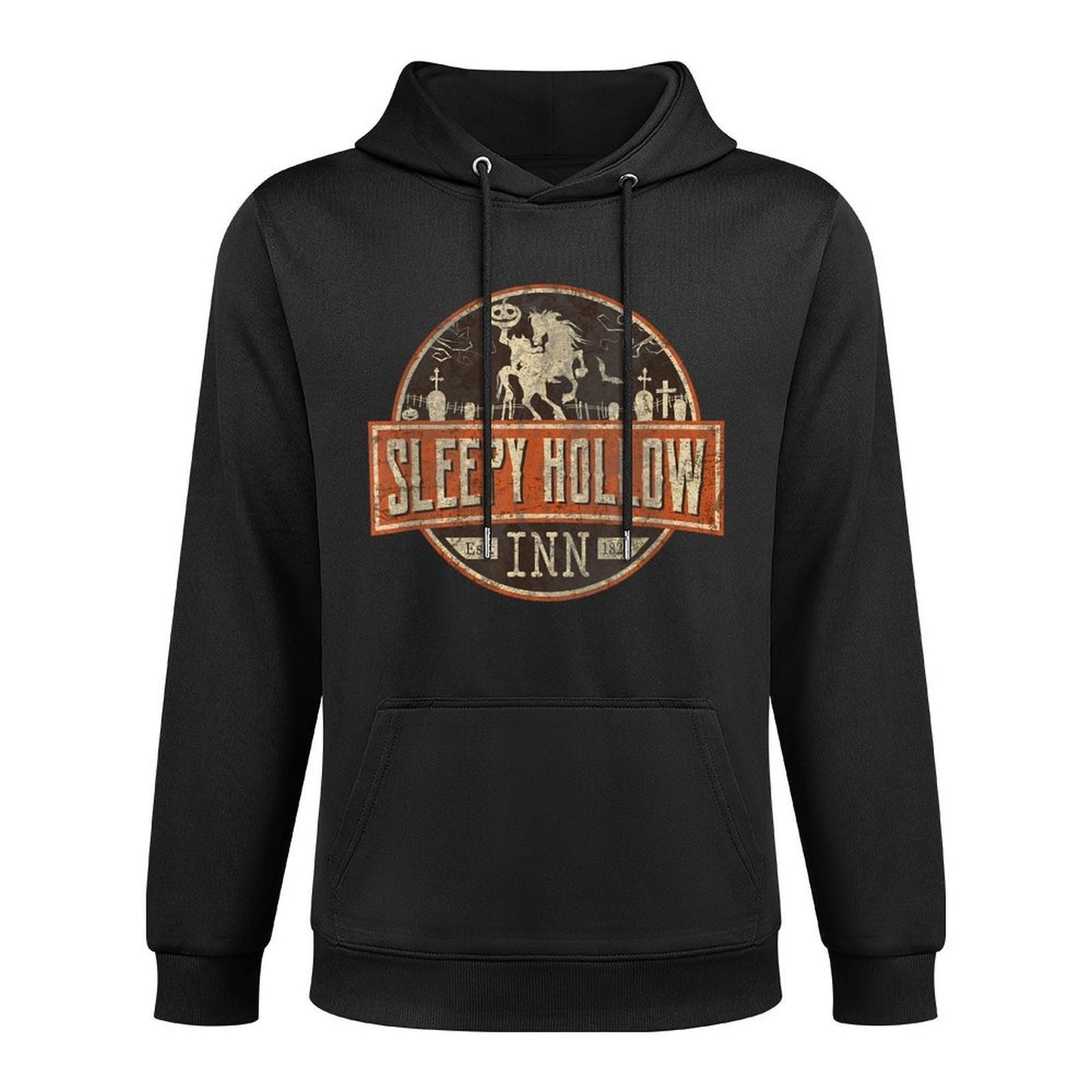 Sleepy Hollow INN Halloween Headless Horseman Cotton-Polyester Blend Hoodie