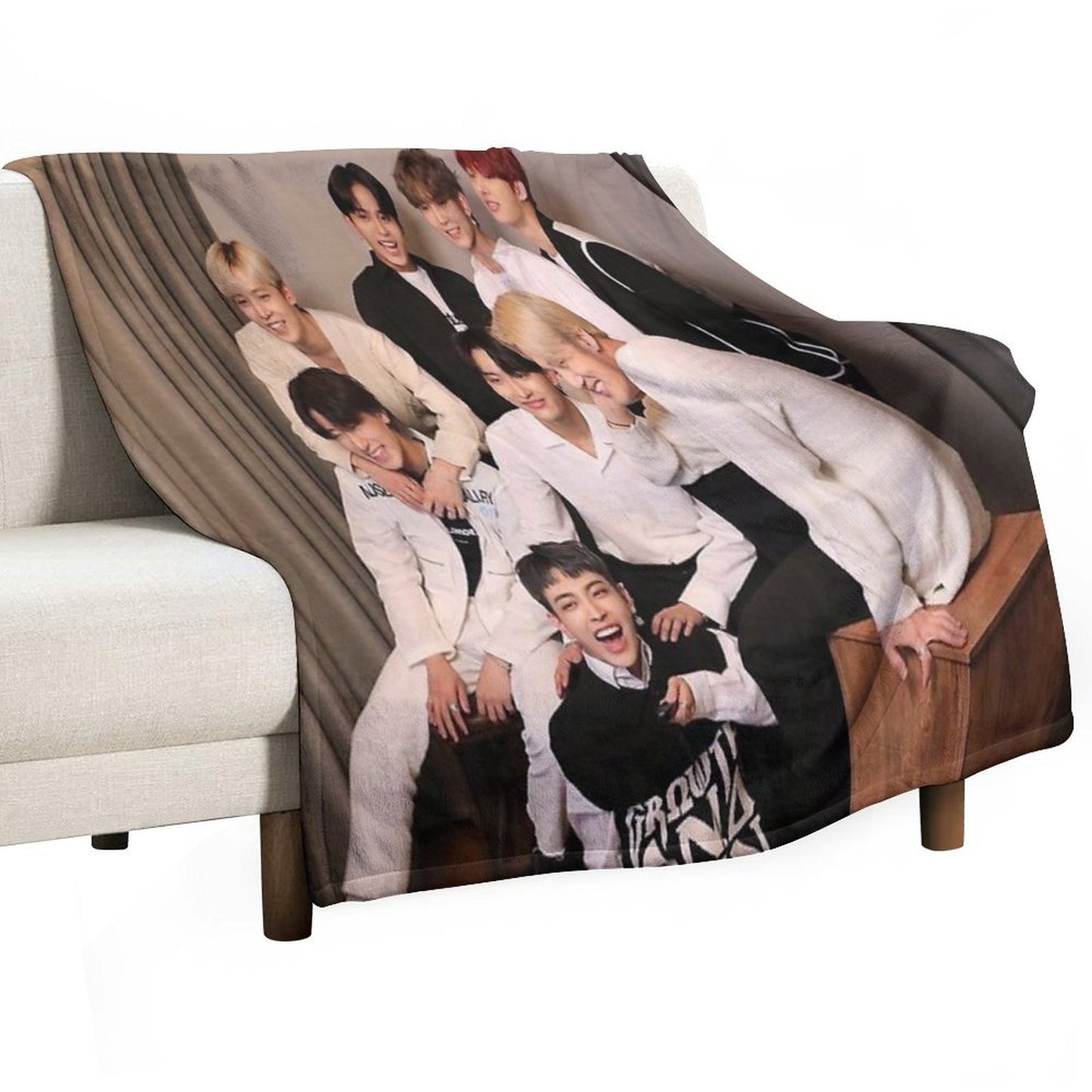 Ateez Anniversary Throw Blanket