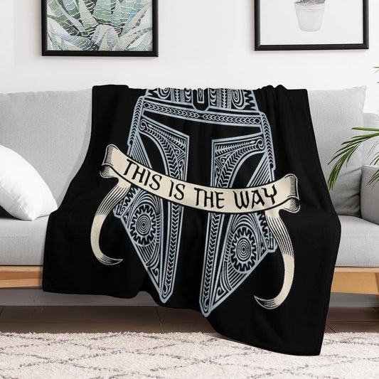 This Is The Way - Tattoo Throw Blanket